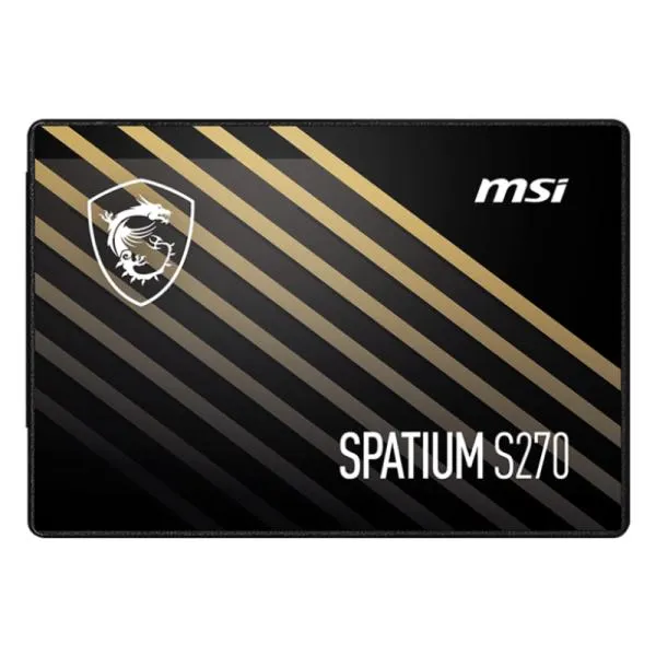 DISCO SOLIDO - MSI - SPATIUM S270 - SSD SATA 2.5\", CAPACIDAD 960GB, VELOCIDAD LECTURA/ESCRITURA HASTA 560/510 MB/S - SIN N/P
