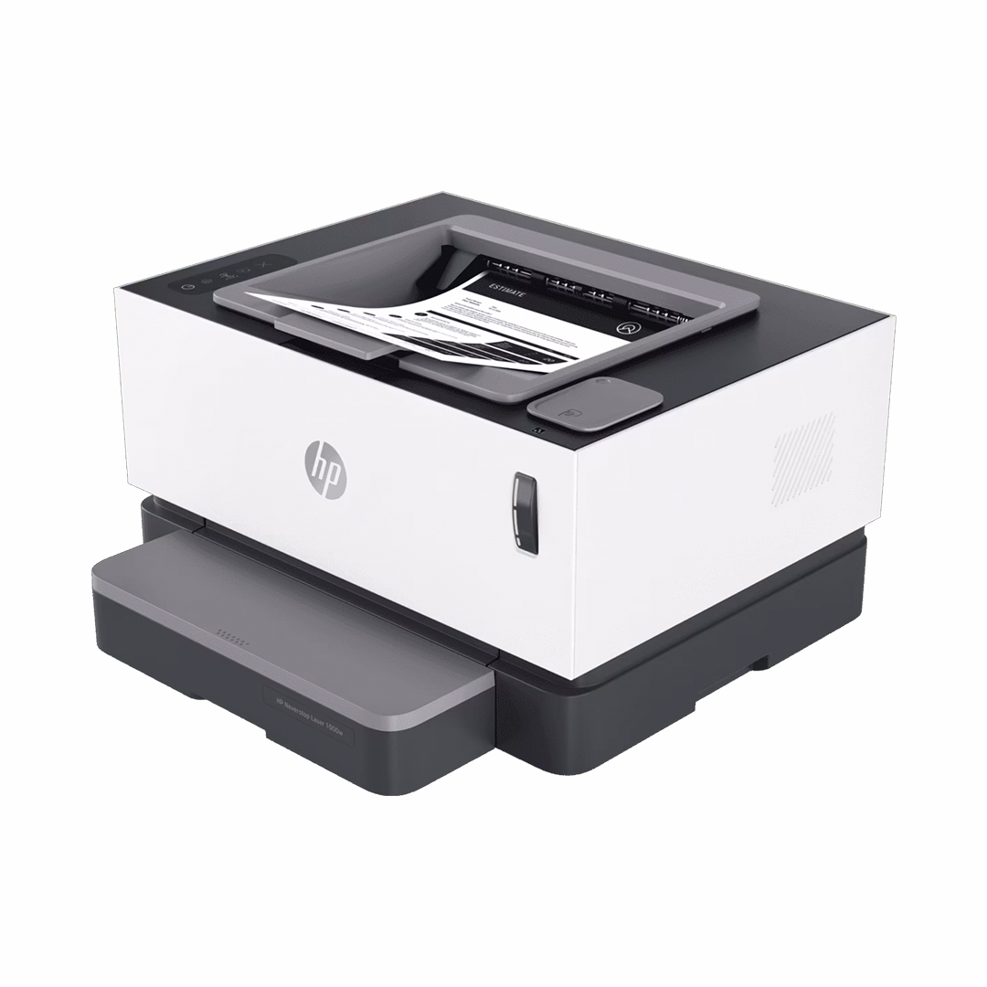 IMPRESORA LASER MONOFUNCION HP - LASER NEVERSTOP 1000W - IMPRESIÓN B/N, USB/WI-FI - 4RY23A - Vista 3