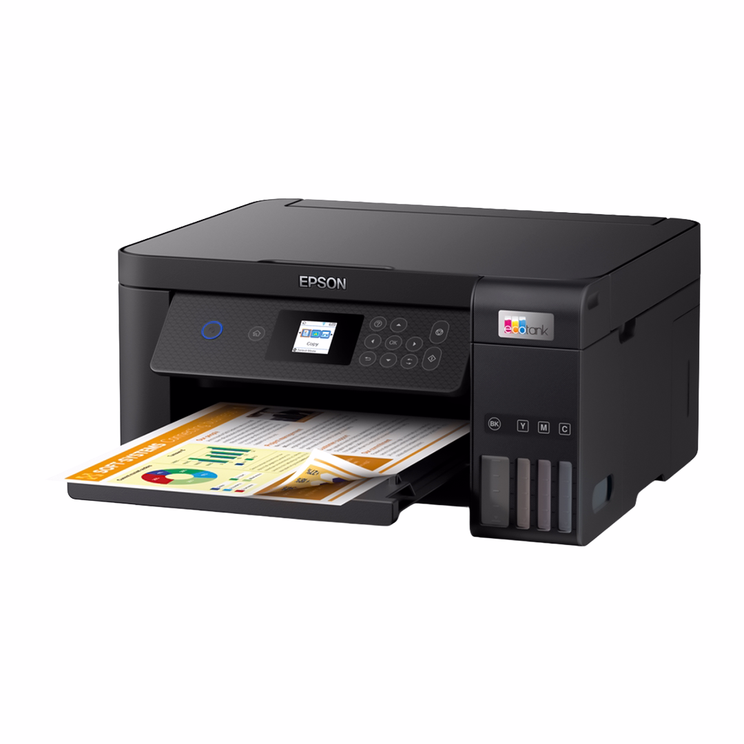 IMPRESORA MULTIFUNCIONAL TINTA EPSON ECOTANK L4260 IMPRIME/ESCANEA/COPIA, SISTEMA CONTINUO, USB/WIFFI, DUPLEX - C11CJ63301 - Vista 2