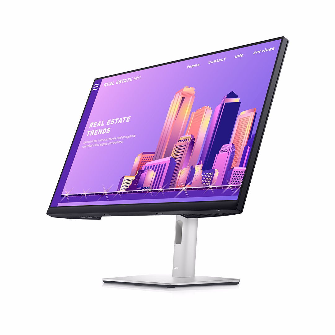 MONITOR DE OFICINA - DELL - P2722H - MONITOR 27\" FHD IPS, HDMI, VGA, USB, AJUSTE ERGONÓMICO COMPLETO, GARANTÍA 36 MESES ON-SITE - P2722H - Vista 2