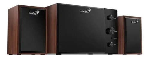 PARLANTE GENIUS SW-2.1 350 15W MADERA