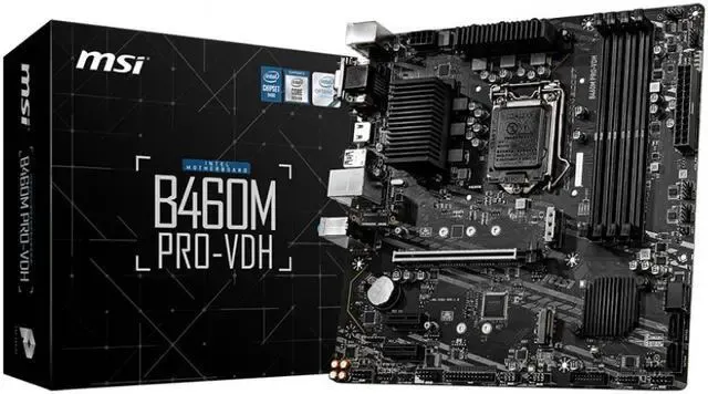 PLACA MADRE - MSI - B460M PRO-VDH - PLACA BASE MICRO-ATX, CHIPSET INTEL B460, SOCKET LGA1200, DDR4, HDMI, DVI-D, USB 3.2 GEN1 - B460M PRO-VDH