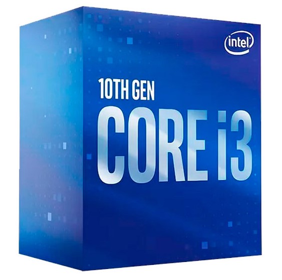 PROCESADOR - INTEL - CORE I3-10100F - PROCESADOR 4 NÚCLEOS 8 HILOS, 3.6 GHZ (TURBO 4.3 GHZ), 6 MB SMART CACHE, SOCKET LGA1200, 65W TDP, SIN GRÁFICOS INTEGRADOS - B