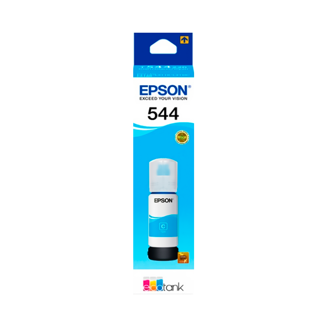 BOTELLA DE TINTA EPSON T544220AL CYAN (CIAN) ORIGINAL EPSON, CAPACIDAD 70ML T544220AL