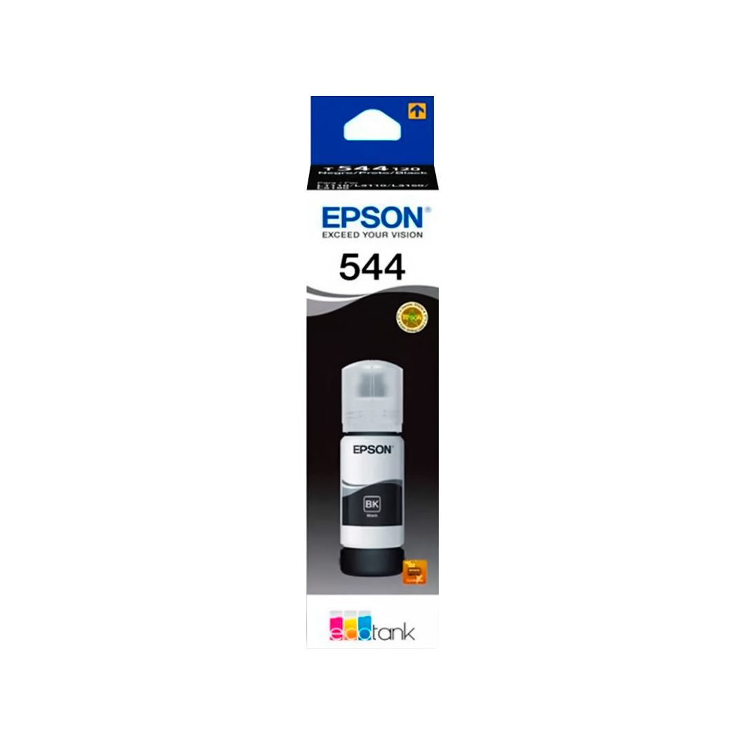 BOTELLA DE TINTA EPSON T544120AL NEGRO ORIGINAL EPSON, CAPACIDAD 125ML T544120AL